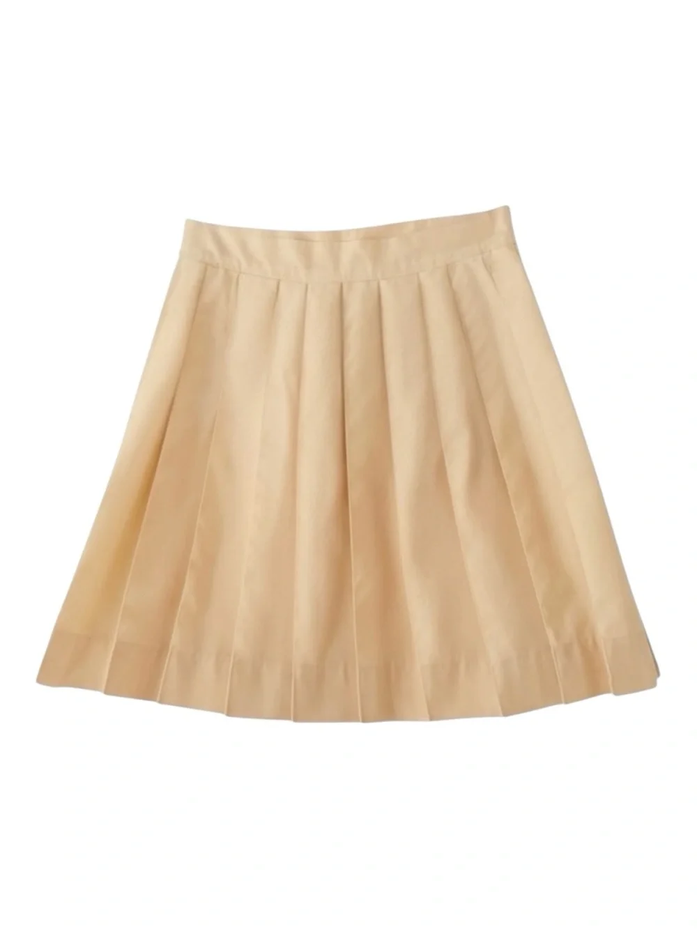 Vintage Jarmen Eddy Butter Yellow Pleated Skirt